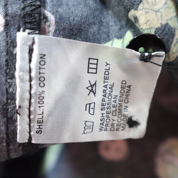 Modest Mouse Mens Shirt Med Black Short Sleeve All Over Print Critters mm - Picture 5 of 9